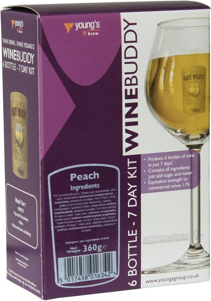 peach wine kit